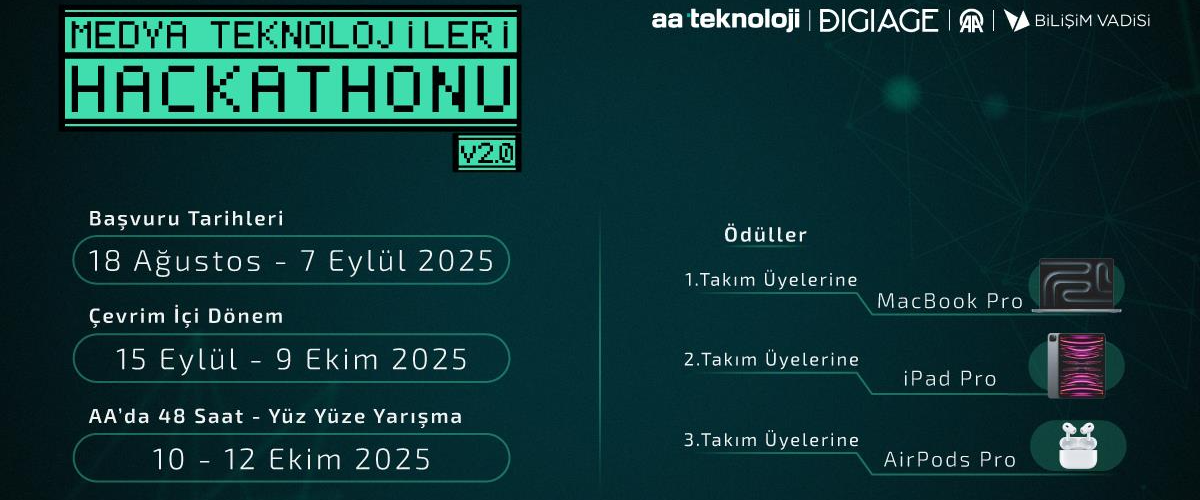 AA Teknoloji, Ödüllü Medya Teknolojileri Hackathonu Düzenliyor!