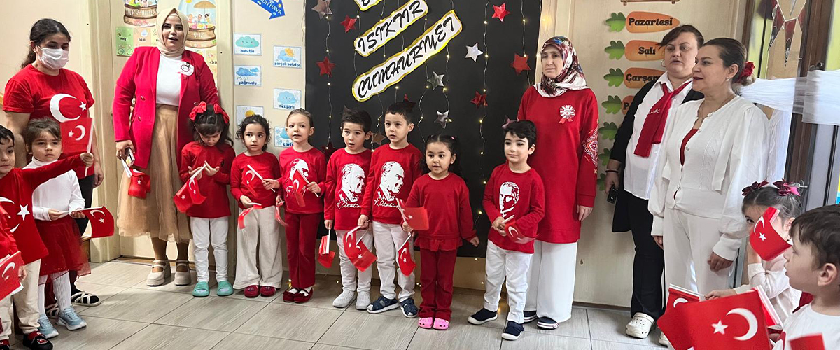 Cumhuriyet Bayramı Coşkusu Kreşlerimizde Yaşandı
