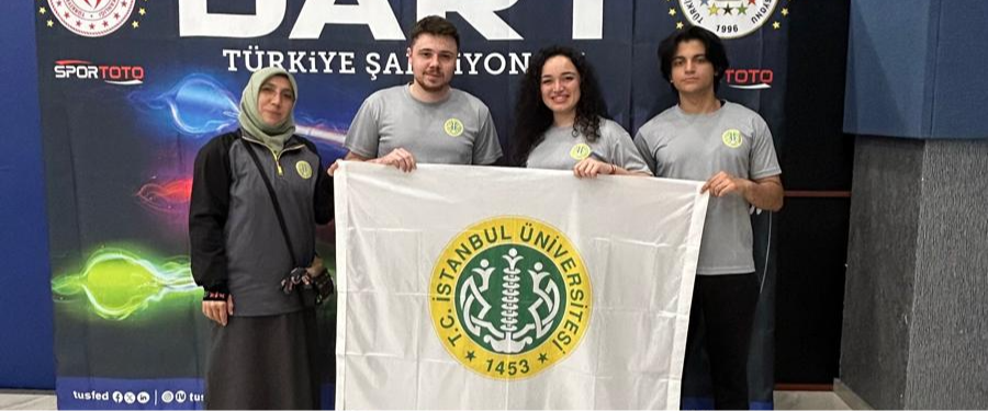 İstanbul Üniversitesi Dart Takımı, Üniversiteler Arası Dart Şampiyonası’nda Yerini Aldı
