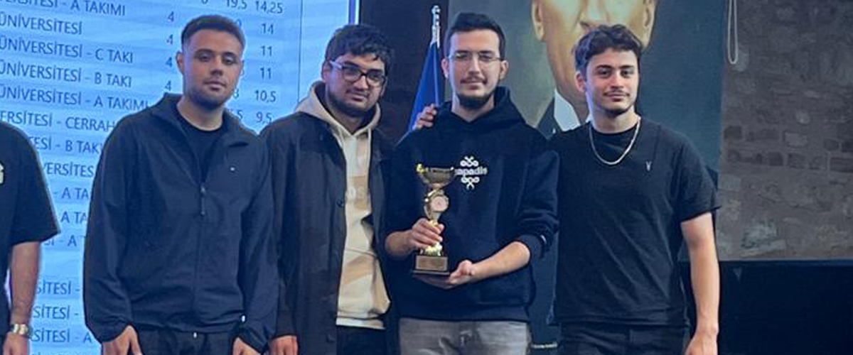 Üniversitemiz Satranç Takımı İstanbul Üniversiteler Arası Turnuvasında Üçüncü Oldu